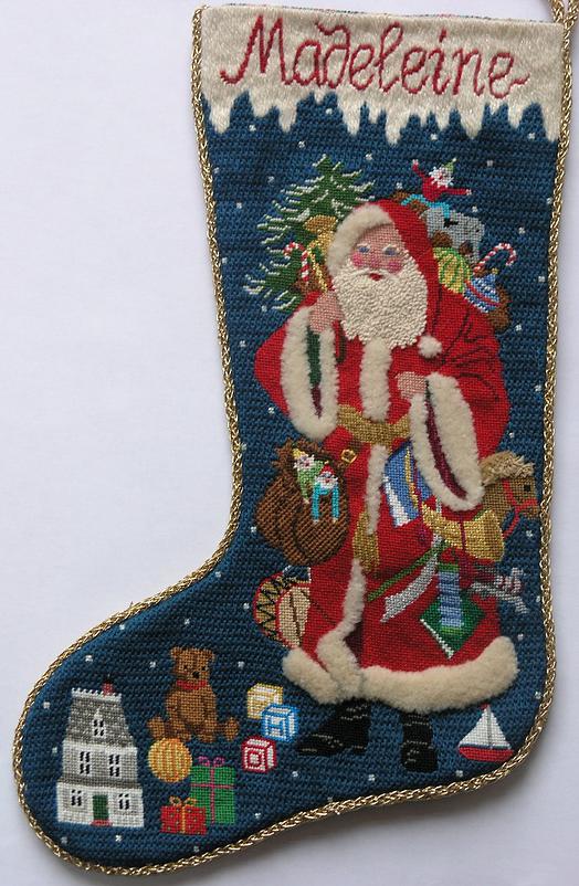 click here to view larger image of Victorian Santa with Toys Stocking - POINTING RIGHT (None Selected)