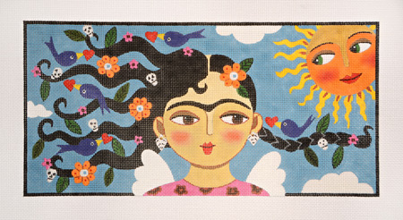 click here to view larger image of La Primavera w/Stitch Guide (hand painted canvases)