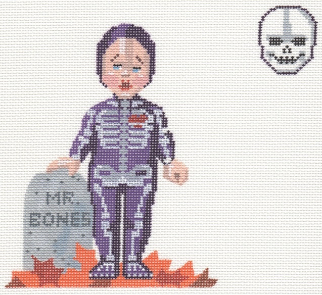click here to view larger image of Mr Bones (hand painted canvases)