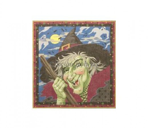 click here to view larger image of Matilda The Witch (hand painted canvases)