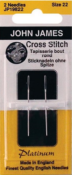 click here to view larger image of John James Platinum Tapestry Needles Size 22 (accessories)