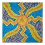 click here to view larger image of Albuquerque Sun (hand painted canvases)