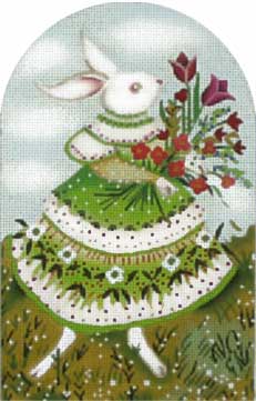 click here to view larger image of Bunny Egg (hand painted canvases)