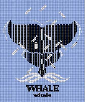 click here to view larger image of WHALEwhale (hand painted canvases)