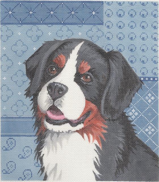 click here to view larger image of Bernese Moutain Dog (hand painted canvases)