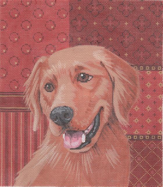 click here to view larger image of Golden Retriever (hand painted canvases)