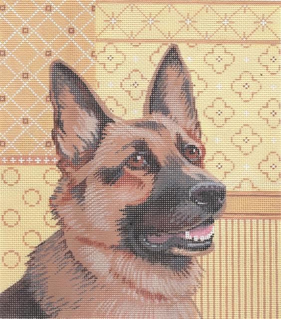 click here to view larger image of German Shepherd (hand painted canvases)