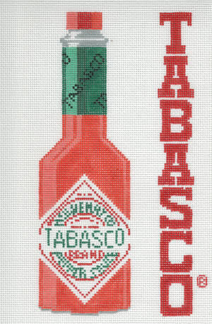 click here to view larger image of Tabasco Large Bottle - 14ct (hand painted canvases)