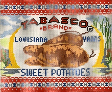click here to view larger image of Tabasco Yams (hand painted canvases)