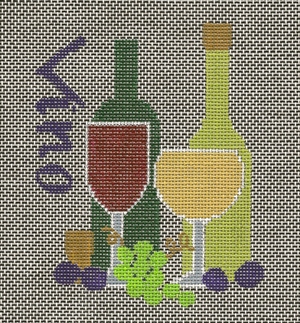 click here to view larger image of Vino (hand painted canvases)