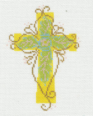 click here to view larger image of July Cross - 18ct (hand painted canvases)