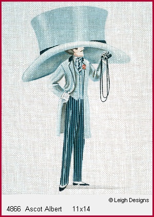 click here to view larger image of Ascot Albert (hand painted canvases)