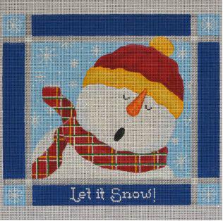 click here to view larger image of Let it Snow (hand painted canvases)