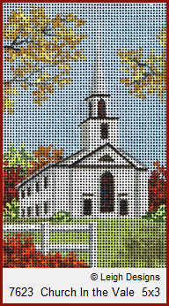 click here to view larger image of Church in the Vale (hand painted canvases)