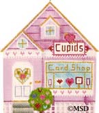 click here to view larger image of Cupids Card Shop (hand painted canvases)