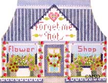 click here to view larger image of Forget Me Not Flowers (hand painted canvases)