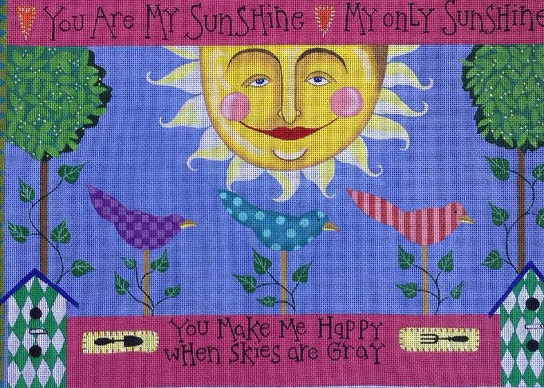 click here to view larger image of You Are My Sunshine (hand painted canvases)