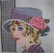 click here to view larger image of Veronica - 13ct (hand painted canvases)