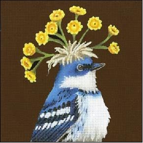 click here to view larger image of Stan the Cerulean Warbler (hand painted canvases)