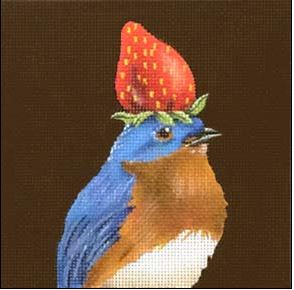 click here to view larger image of Fabian the Bluebird (hand painted canvases)