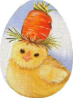 click here to view larger image of Carrot Chick (hand painted canvases)