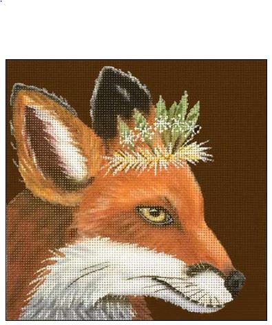 click here to view larger image of Duchess Fox (hand painted canvases)