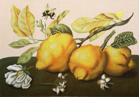 click here to view larger image of Small Lemons (hand painted canvases)