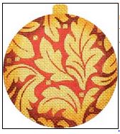 click here to view larger image of Leaves Ornament (hand painted canvases)