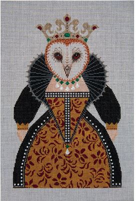 click here to view larger image of Hysterical Historical Queen Hooter (hand painted canvases)