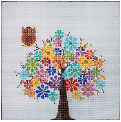 click here to view larger image of Tree in Full Bloom (hand painted canvases)