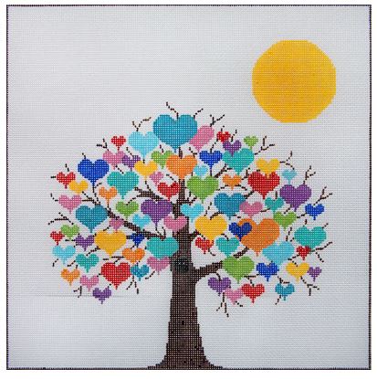click here to view larger image of Tree of Love (hand painted canvases)