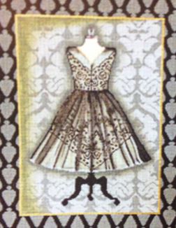 click here to view larger image of Cocktail Dress (hand painted canvases)