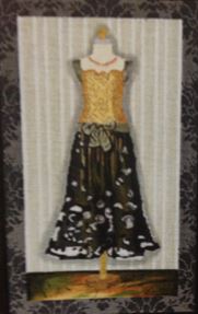 click here to view larger image of Evening Dress (hand painted canvases)