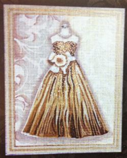click here to view larger image of Formal Gown (hand painted canvases)