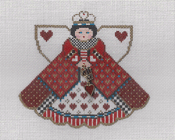 click here to view larger image of Queen of Hearts Angel (hand painted canvases)