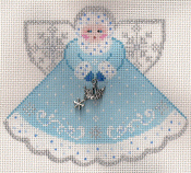 click here to view larger image of Snow Queen Angel (hand painted canvases)