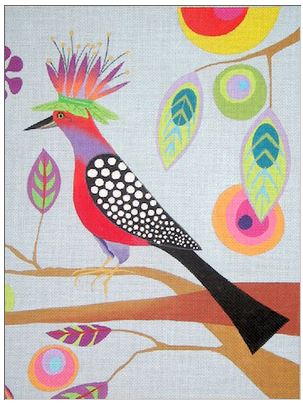 click here to view larger image of Birds of Paradise III (hand painted canvases)