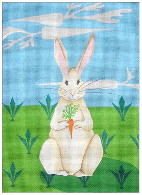 click here to view larger image of Bunny in a Field (Bunny Dreams) (hand painted canvases)
