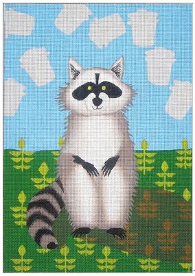 click here to view larger image of Raccoon Dreams - 18ct (hand painted canvases)