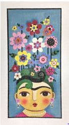 click here to view larger image of Senorita Primavera w/Stitch Guide (hand painted canvases)