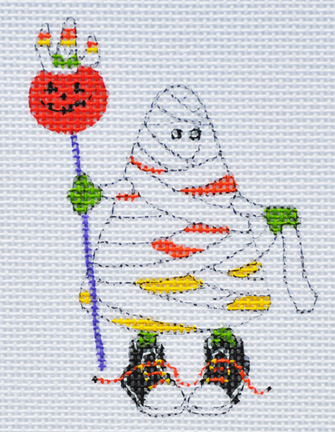 click here to view larger image of Yummy Mummy Candy Corn (hand painted canvases)