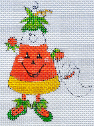 click here to view larger image of Corny Costume Candy Corn (hand painted canvases)