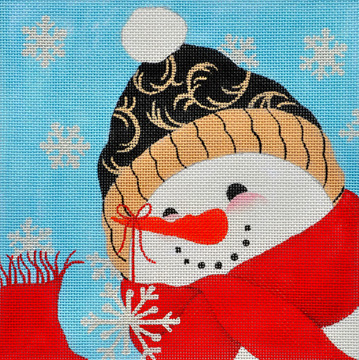click here to view larger image of Wish Snowman (hand painted canvases)