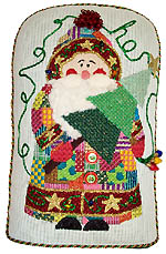 click here to view larger image of Patchwork Santa - Stitch Guide (books)