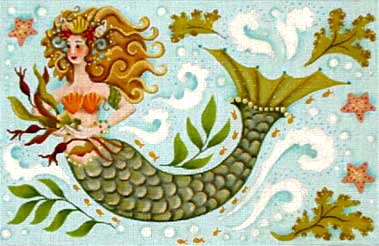 click here to view larger image of Under the Sea Mermaid (hand painted canvases)