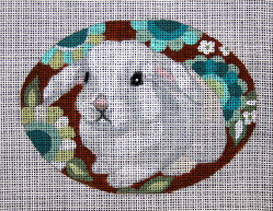 click here to view larger image of White Bunny (hand painted canvases)