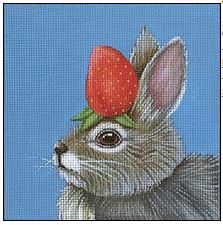 click here to view larger image of Strawberry Bun (hand painted canvases)