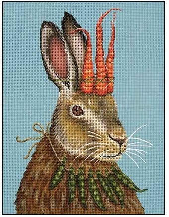 click here to view larger image of Hare Apparent (hand painted canvases)