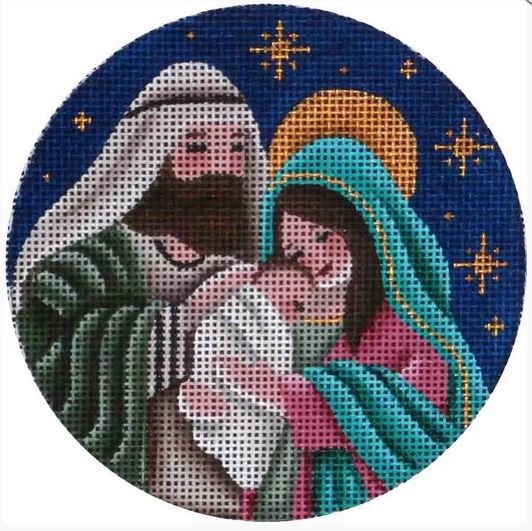 click here to view larger image of Nativity Ornament (hand painted canvases)