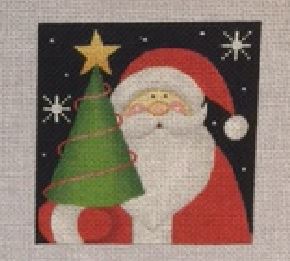 click here to view larger image of Santa Tree (hand painted canvases)
